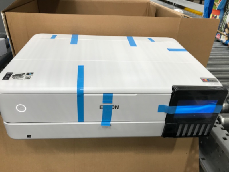 Photo 1 of Epson EcoTank Photo ET-8550 Wireless Wide-Format All-in-One Supertank Printer with Scanner, Copier, Ethernet and 4.3-inch Color Touchscreen
