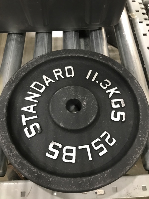 Photo 1 of 25LBS STANDARD BARBELL WEIGHT 