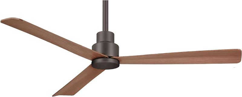 Photo 1 of " 3-Blade Ceiling Fan in Oil Rubbed Bronze Finish with Medium Maple Blades