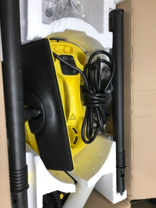 Photo 2 of ***PARTS ONLY*** Karcher SC 3 Portable Multi-Purpose Steam Cleaner with Hand & Floor Attachments for Grout, Tile, Hard Floors, Appliances & More – Chemical-Free, Rapid 40 Second Heat-Up, Continuous Steam Canister Steam Cleaner