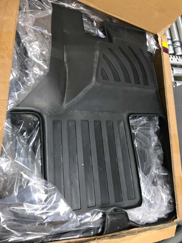 Photo 2 of KELCSEECS Floor Mats Custom for Kia Sorento 6/7 Seat 2021 2022 2023 Waterproof Car Mats All Weather Guard Odorless TPE Heavy Duty Automotive Floor Liners Front& Rear& 3rd Row Mat Accessories Black Sorento 2021-2023 1st& 2nd& 3rd Row