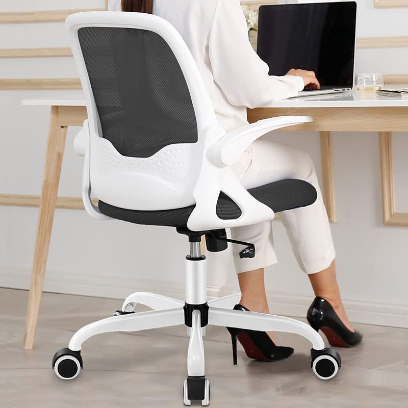 Photo 1 of KERDOM Office Chair, Ergonomic Desk Chair, Breathable Mesh Computer Chair, Comfy Swivel Task Chair with Flip-up Armrests and Adjustable Height