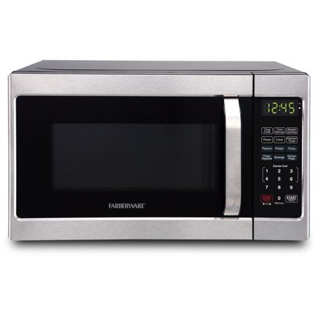 Photo 1 of Farberware Classic FMO07AHTBKJ 0.7 Cu Ft Microwave Oven, Brushed Stainless