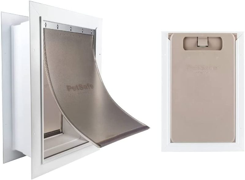 Photo 1 of **REFER TO NOTES** PetSafe Medium Wall Entry Pet Door with Telescoping Frame - Insulates Better than Metal Doors, Energy Efficient Cat & Dog Door for Interior & Exterior Walls, Weatherproof, DIY, Easy to Install & Clean