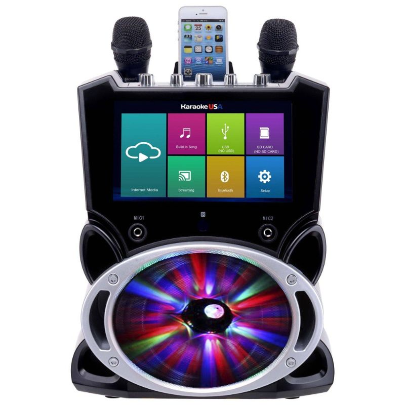 Photo 1 of Karaoke USA Complete Wi-Fi Bluetooth Karaoke Machine with 9-Inch Touch Screen