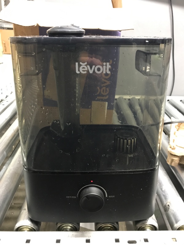 Photo 2 of *Tested* LEVOIT 60-Hour Top Fill Humidifiers for Bedroom Large Room (6L) , Cool Mist Ultrasonic for Baby and Plants, Humidify 505 sq.ft for Whole Family, Quiet, Easy to Use and Clean, Auto Shut Off Black Humidifier