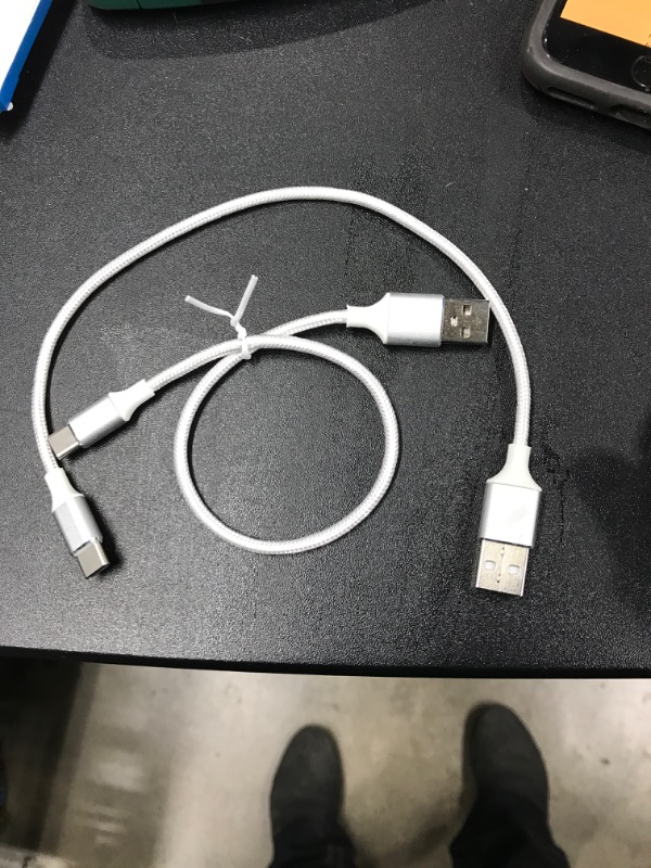 Photo 1 of 2pk One-Foot USB-C Charging Cables