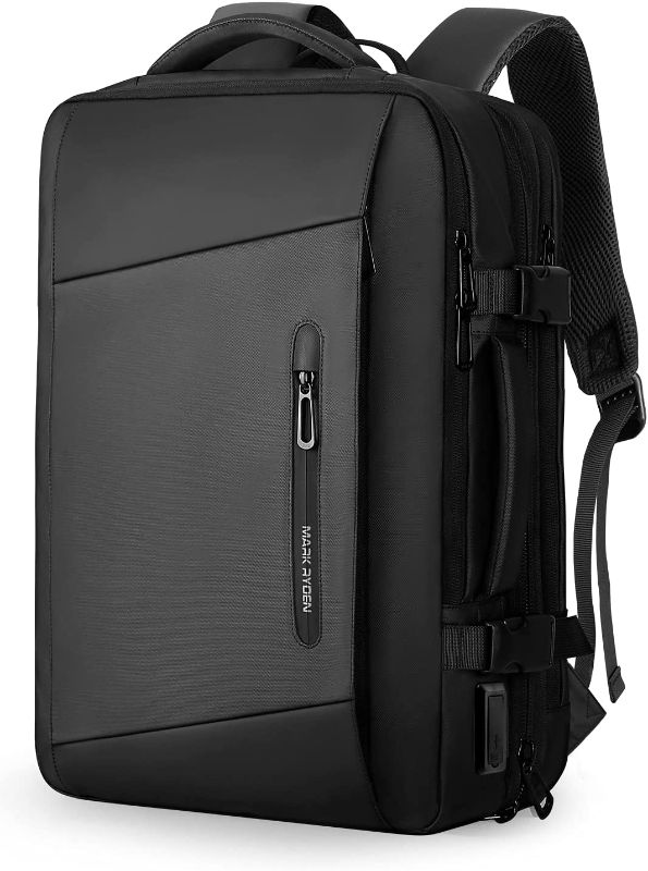 Photo 1 of Mark Ryden Laptop Backpack,17.3 Inch Large Capacity Business Backpack for Men,Waterproof Expandable Carry-on Travel Backpack,Anti-Theft Gaming Laptop Backpack with USB Charger (Expandable 30L-45L)
