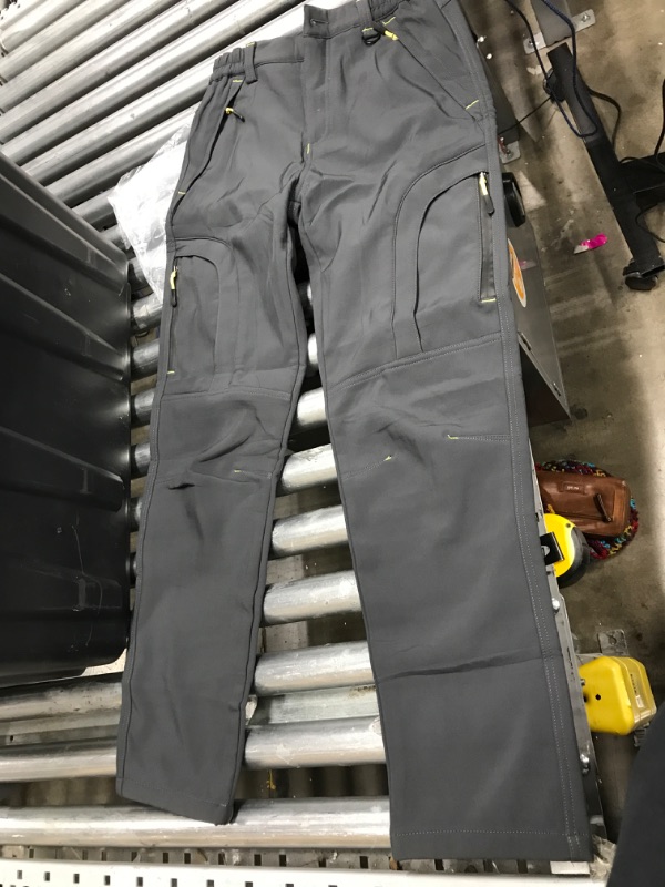 Photo 1 of Men's Warm Ski Hiking Pants Winter Outdoor Windproof Waterproof Trousers Size 29