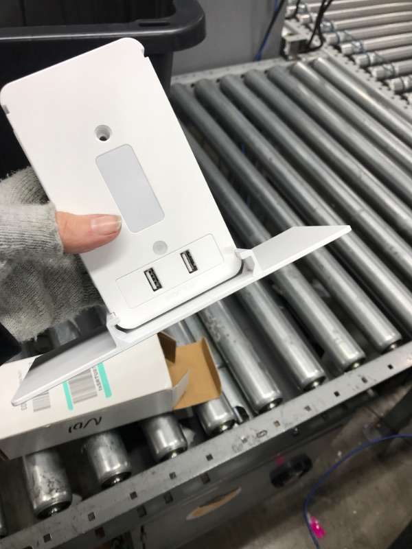 Photo 1 of ***TESTED WORKING*** Multi-Outlet USB and Wall Outlet Surge Protector With Shelf and Light, Brand Unknown