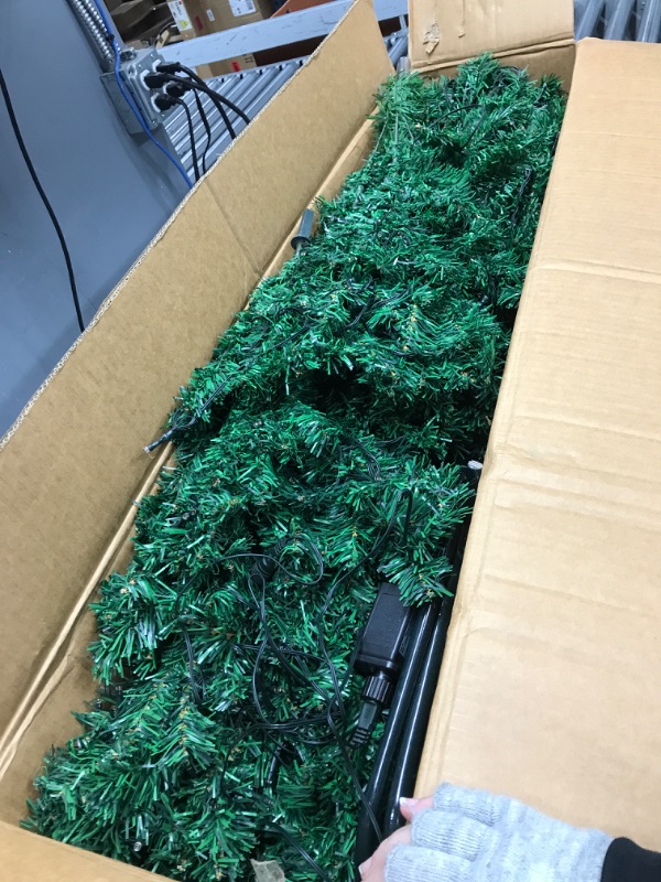 Photo 2 of ***TESTED LIGHTS NOT WORKING; POSSIBLY REQUIRES NEW BULBS*** Seasonal Expressions 7.5 Ft. Premium Spruce Artificial Holiday Christmas Tree for Home - Easy Assembly - Prelit with 400 ct. LED Lights, White Lights (904936) 2022 White Lights