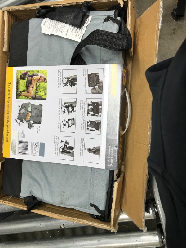 Photo 3 of ***NEW IN PACKAGING*** GCI Outdoor Mercury Gray Folding Directors Chair ***SMALL STAIN SEE PHOTOS*** 