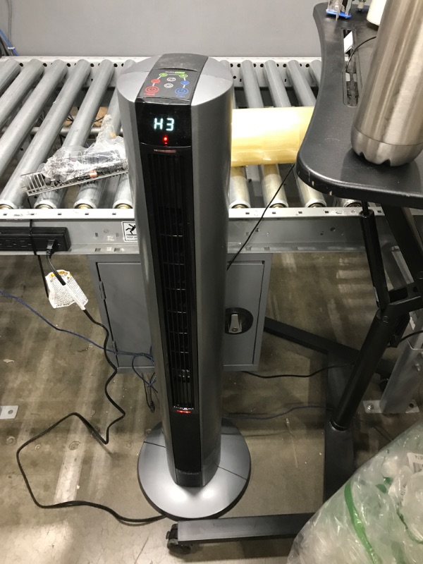 Photo 2 of ***TESTED WORKING*** Lasko Portable Fan & Heater All Season Comfort Control Tower Fan and Space Heater in One with Remote Control, Black, FH515