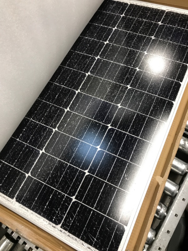Photo 1 of ** 1 PANEL BROKEN ** ECO-WORTHY 200 Watts 12 Volt/24 Volt Solar Panel Kit with High Efficiency Monocrystalline Solar Panel and 30A PWM Charge Controller for RV, Camper, Vehicle, Caravan and Other Off Grid Applications 200W KIT