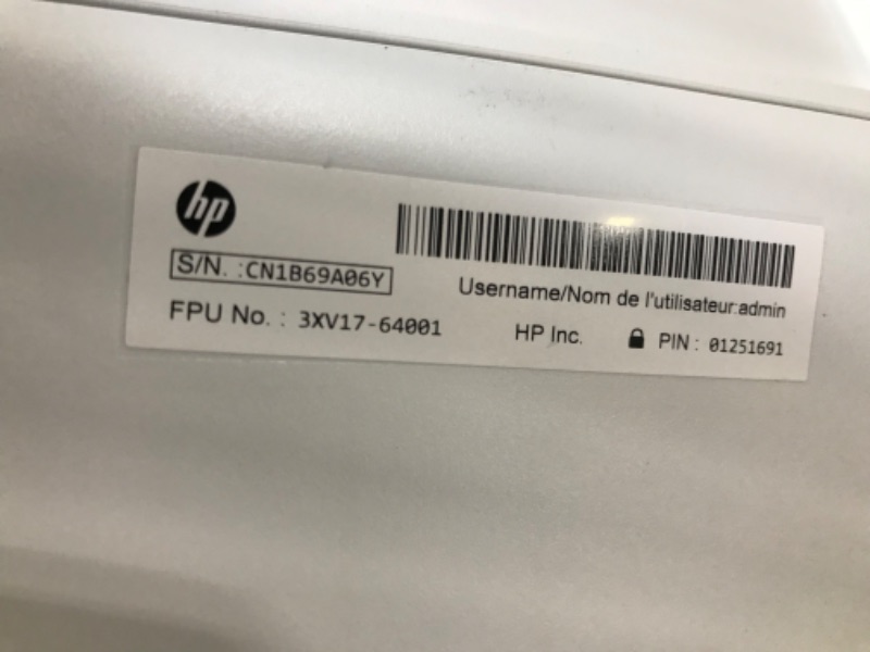 Photo 2 of HP DeskJet 2752e All-in-One Wireless Color Inkjet Printer?Print Scan Copy - Icon LCD Display, 4800 x 1200 dpi, WiFi, Bluetooth, Hi-Speed USB, White?W/Silmarils Printer Cable