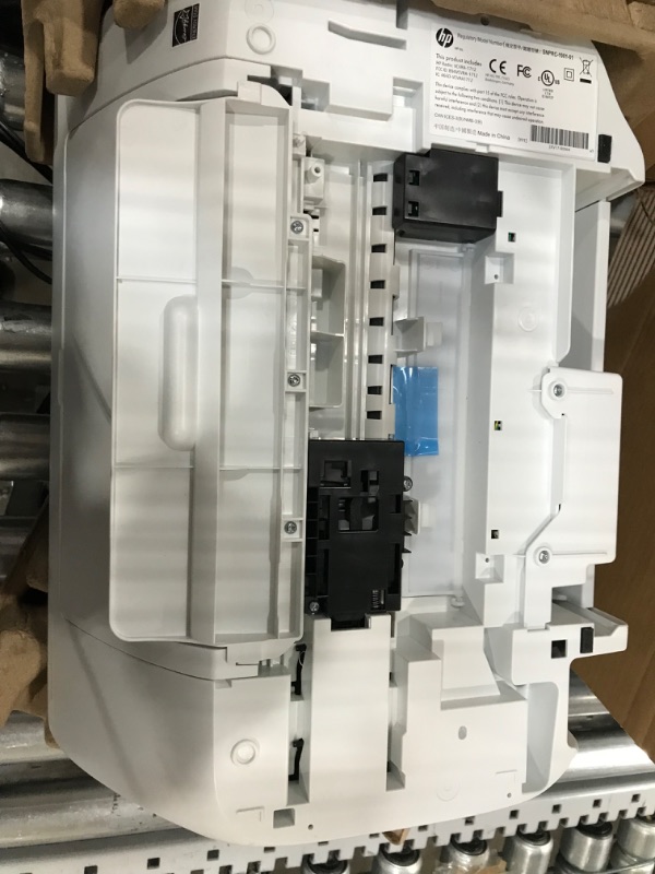 Photo 1 of HP DeskJet 2752e All-in-One Wireless Color Inkjet Printer?Print Scan Copy - Icon LCD Display, 4800 x 1200 dpi, WiFi, Bluetooth, Hi-Speed USB, White?W/Silmarils Printer Cable