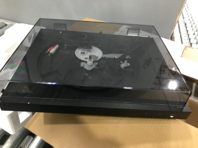 Photo 3 of Sony PS-LX310BT Belt Drive Turntable: Fully Automatic Wireless Vinyl Record Player with Bluetooth and USB Output Black