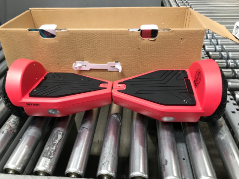 Photo 3 of ***NON-FUNCTIONAL*** Jetson All Terrain Light Up Self Balancing Hoverboard with Anti-Slip Grip Pads, for riders up to 220lbs Red