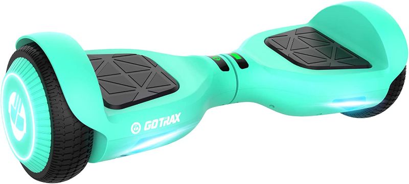 Photo 1 of ***PARTS ONLY*** Gotrax Edge Hoverboard with 6.5" LED Wheels & Headlight, Top 6.2mph & 2.5 Miles Range Power by Dual 200W Motor, UL2272 Certified and 50.4Wh Battery Self Balancing Scooters for 44-176lbs Kids Adults
