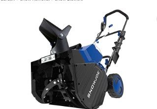 Photo 1 of Snow Joe 24V-X2-SB18 18-Inch, 48-Volt iON+ Cordless Snow Blower
NEEDS REPAIR
