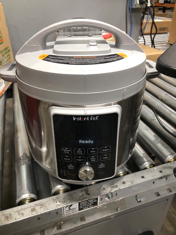 Photo 2 of ***TESTED***POWERED ON****Instant Pot Duo Plus, 6-Quart Whisper Quiet 9-in-1 Electric Pressure Cooker, Slow Cooker, Rice Cooker, Steamer, Sauté, Yogurt Maker, Warmer & Sterilizer, Free App with 1900+ Recipes, Stainless Steel 6QT Duo Plus