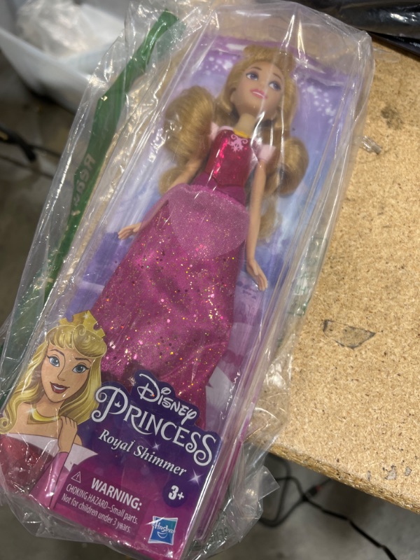 Photo 2 of Disney Princess Royal Shimmer Aurora Doll, Fashion Doll with Skirt and Accessories, Toy for Kids Ages 3 and Up , Pink