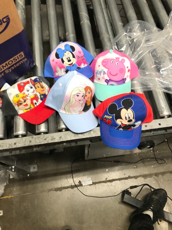 Photo 1 of ***PACK OF 5 CHILDRENS HATS, PAW PATROL, MICKEY MOUSE, FROZEN, PEPPA PIG** 