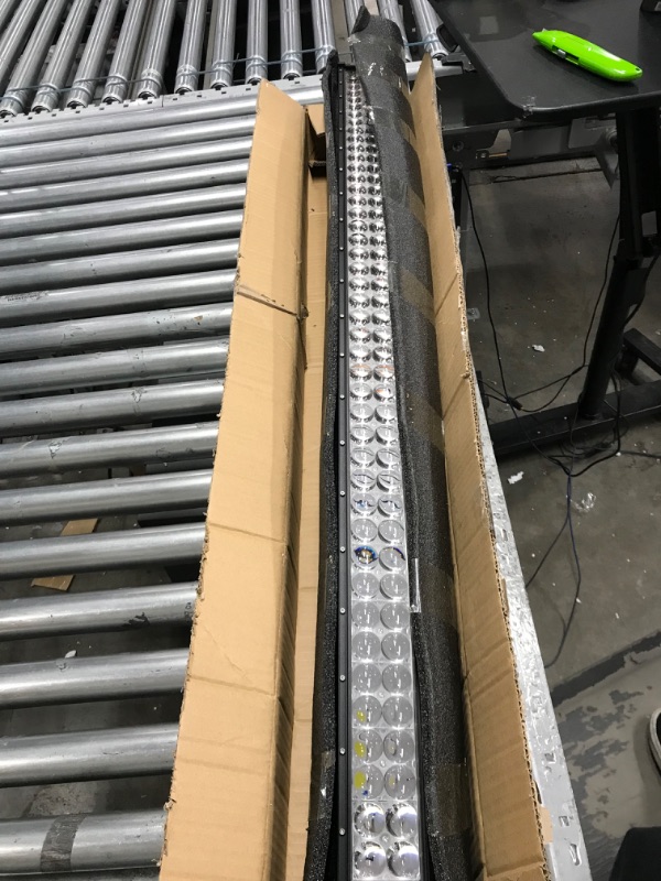 Photo 1 of AUTOSAVER88 LED Light Bar 52Inch 4D 500W Curved Working Lights 45000 Lumens Lamp Marine Boating Light IP68 WATERPROOF Spot & Flood Combo Beam Light Bar

