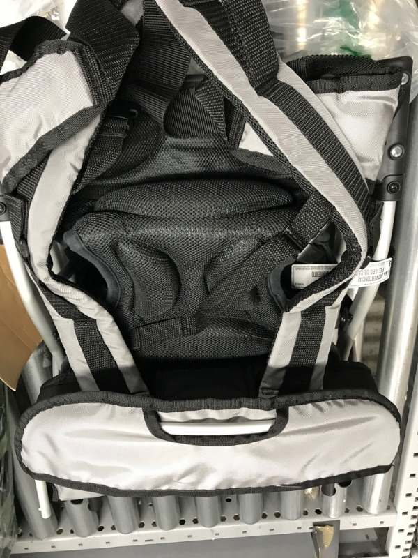 Photo 3 of Chicco SmartSupport Aluminum Frame Backpack Carrier, Lightweight Baby Backpack Carrier | Grey 
