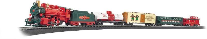 Photo 1 of Bachmann Trains - Jingle Bell Express Ready To Run Electric Train Set - HO Scale
