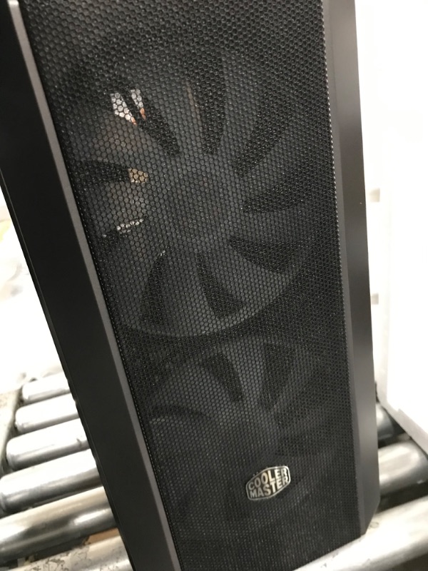 Photo 4 of Cooler Master MasterCase H500 ARGB Airflow ATX Mid-Tower with Mesh & Transparent Front Panel Option, Dual 200mm ARGB Fans, Tempered Glass & ARGB Lighting System (22.4 x 12.2 x 23.9 inches)
