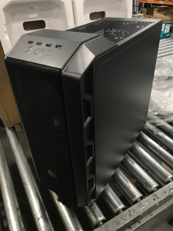 Photo 2 of Cooler Master MasterCase H500 ARGB Airflow ATX Mid-Tower with Mesh & Transparent Front Panel Option, Dual 200mm ARGB Fans, Tempered Glass & ARGB Lighting System (22.4 x 12.2 x 23.9 inches)
