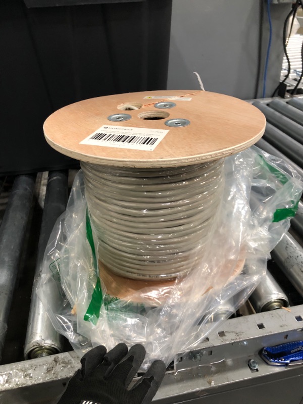 Photo 2 of Monoprice Origin Series 12 Gauge AWG 2 Conductor Burial Rated Speaker Wire / Cable - 250ft Gray Outdoor Compatible Water Resistant Jacket With Color Coded 100% Pure Bare Oxygen-Free Copper Conductors