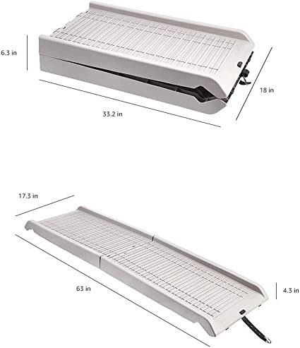 Photo 1 of Amazon Basics Bi-Fold Plastic Pet Ramp
