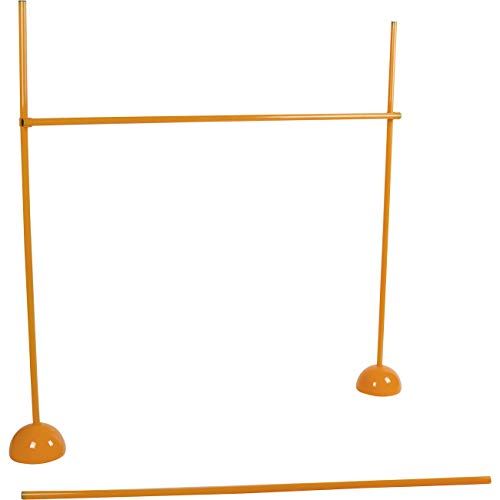 Photo 1 of Agility Soccer Training Adjustable Hurdles Poles Set by Trademark Innovations (Orange)
