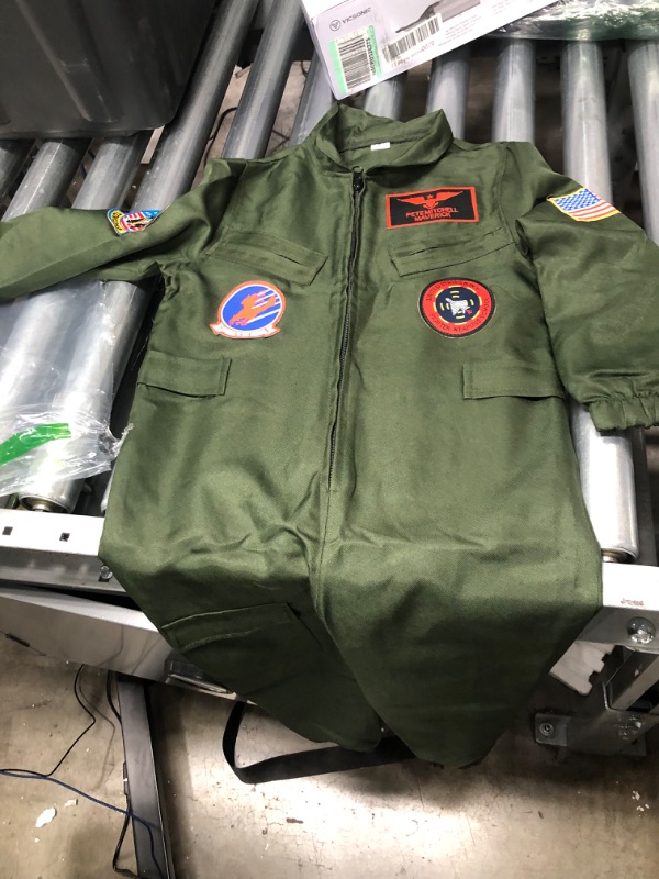 Photo 1 of Sinkawa Jackets Maverick Flight Suit Pilot Costume Halloween Cosplay For Kids Boys
size small