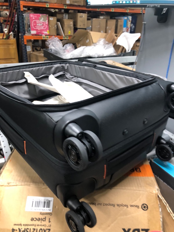 Photo 1 of Briggs & Riley ZDX-Expandable Luggage with 4 Spinner Wheels, Black, Carry-On 21 Inch Carry-On 21 Inch Black