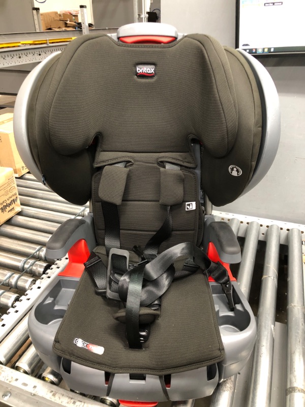 Photo 2 of Britax Grow with You ClickTight Plus Harness-2-Booster Car Seat, Jet Safewash Fabric
