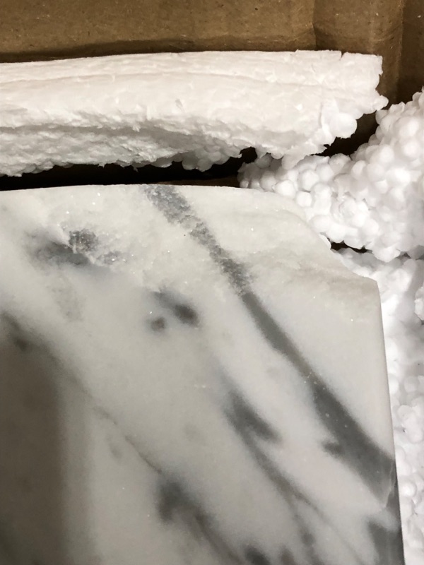 Photo 4 of ** cracked corner**
Natural Marble Pastry White Cheese And Cutting Serving Board 16x20 Inch Carrara Bianco Christmas | Thanksgiving Gift 16x20 inch White