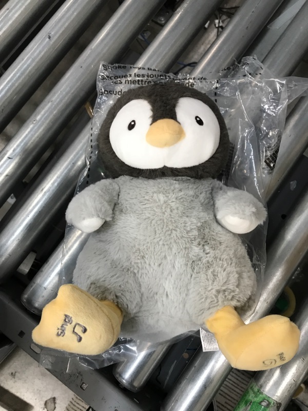 Photo 2 of *** USED *** *** UNABLE TO TEST *** 
GUND Baby Animated Kissy The Penguin Stuffed Animal Plush for Baby Boys and Girls, Black/White/Grey, 12" Black/White/Grey Penguin