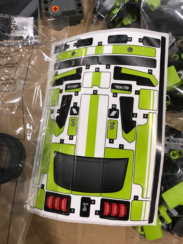 Photo 3 of **** NEW **** ** COMPLETE **
LEGO® Technic Ford Mustang Shelby GT500 Model Building Kit, Pull-Back Drag Race Car Toy, 544 Pieces