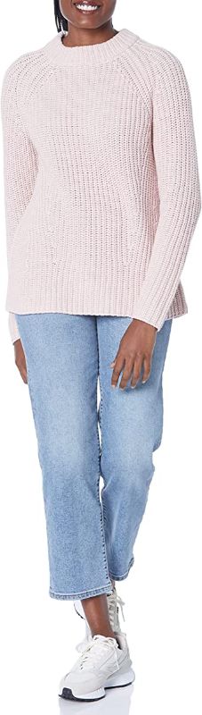 Photo 1 of SIZE SMALL Goodthreads Women's Relaxed-Fit Cotton Shaker Stitch Mock Neck Sweater