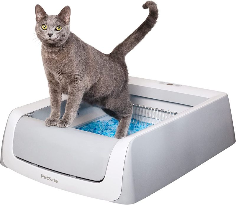 Photo 1 of  ScoopFree Self-Cleaning Cat Litterbox - Never Scoop Litter Again - Hands-Free Cleanup With Disposable Crystal Tray - Less Tracking, Better Odor Control - Includes Disposable Tray