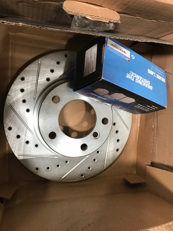 Photo 2 of Hart Brakes Front Brakes and Rotors Kit |Front Brake Pads| Brake Rotors and Pads| Ceramic Brake Pads and Rotors |fits 2004-2006 Scion xA, 2004-2006 Scion xB