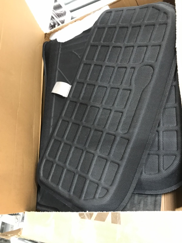 Photo 2 of BASENOR 10PCS Tesla Model Y Floor Mats 3D Full Set Liners All-Weather Anti-Slip Waterproof Frunk