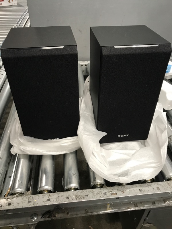 Photo 2 of Sony SSCS5 3-Way 3-Driver Bookshelf Speaker System (Pair) - Black