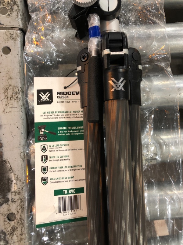 Photo 1 of Vortex Ridgeview Carbon Fiber Tripod with Pan Head