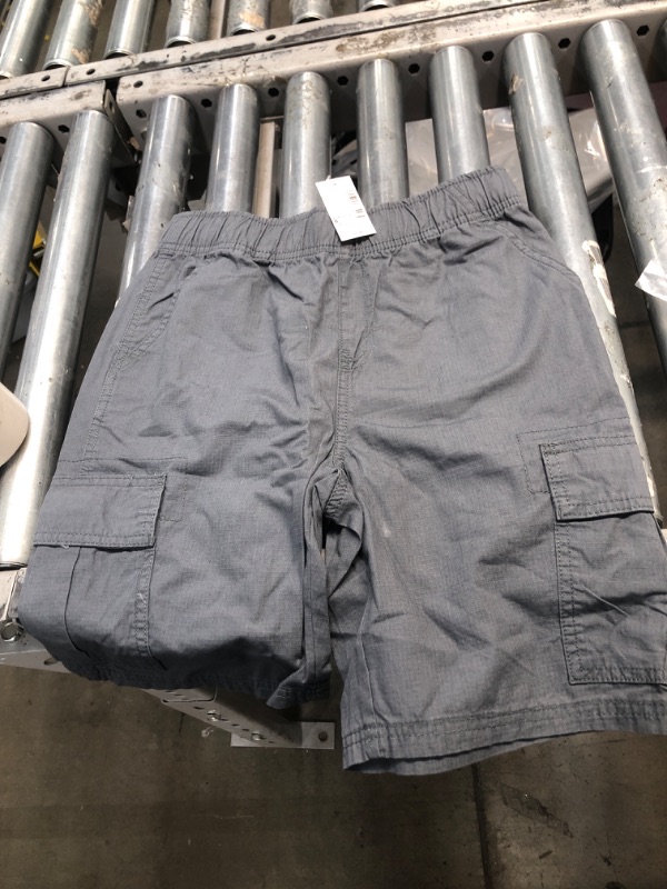 Photo 2 of The Children's Place Boys' Uniform Pull on Cargo Shorts 8 Husky Storm