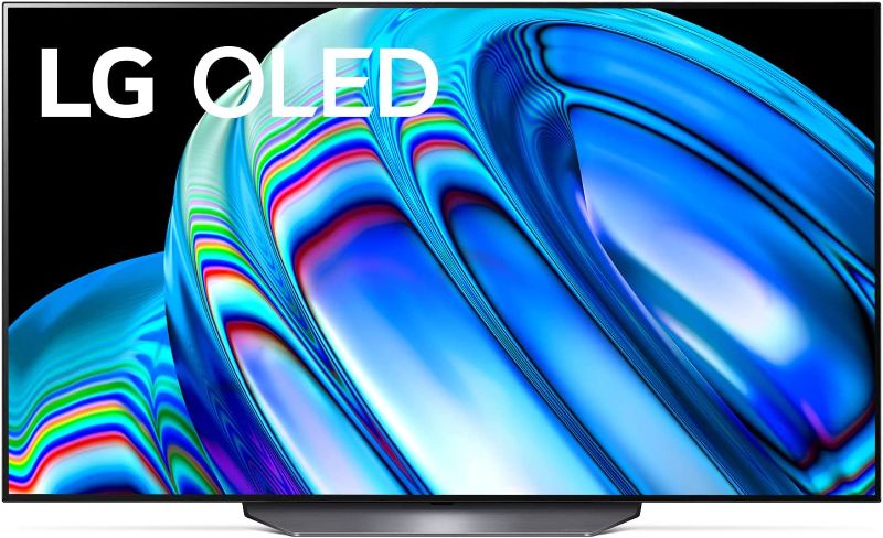 Photo 1 of LG 55-Inch Class OLED B2 Series Alexa Built-in 4K Smart TV, 120Hz Refresh Rate, AI-Powered 4K, Dolby Vision IQ and Dolby Atmos, WiSA Ready, Cloud Gaming (OLED55B2PUA, 2022)
