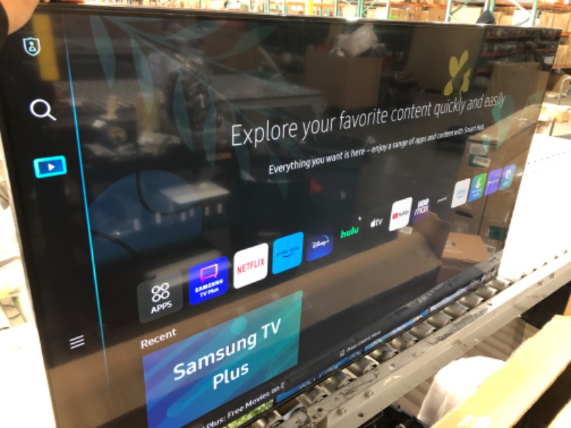 Photo 6 of SAMSUNG 55-Inch Class Crystal 4K UHD AU8000 Series HDR, 3 HDMI Ports, Motion Xcelerator, Tap View, PC on TV, Q Symphony, Smart TV with Alexa Built-In (UN55AU8000FXZA, 2021 Model)
